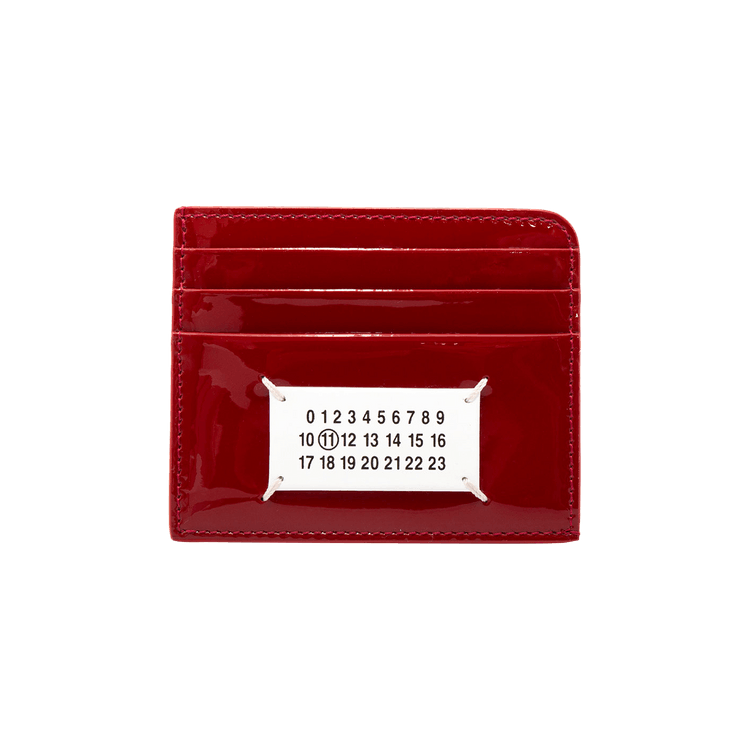 Buy Maison Margiela Patent Card Holder 'Red' - S56UI0140 P4986