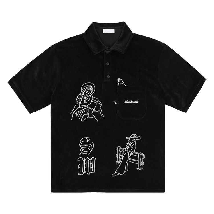【お試し価格！】 SW01609 - 'Black' Polo Velour Saintwoods Buy BLAC GOAT | 扇風機・サーキュレーター