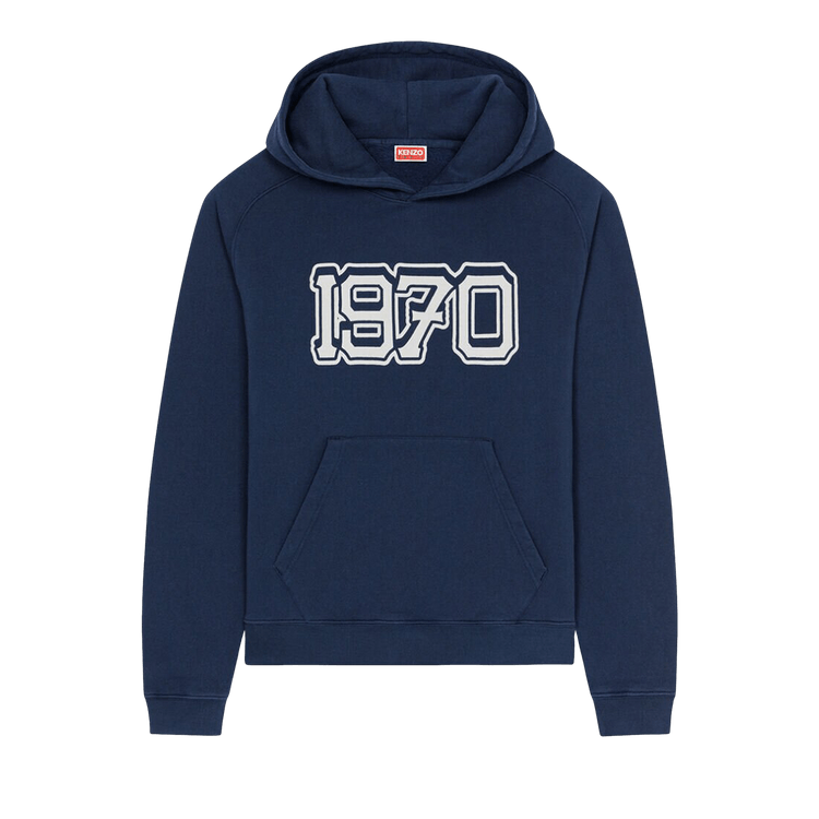 Kenzo Varsity Hooded Sweatshirt Midnight Blue Culture Circle