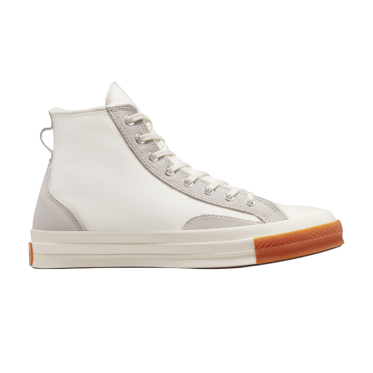 Chuck 70 High 'Lined Colorblock - Vintage White Gum'