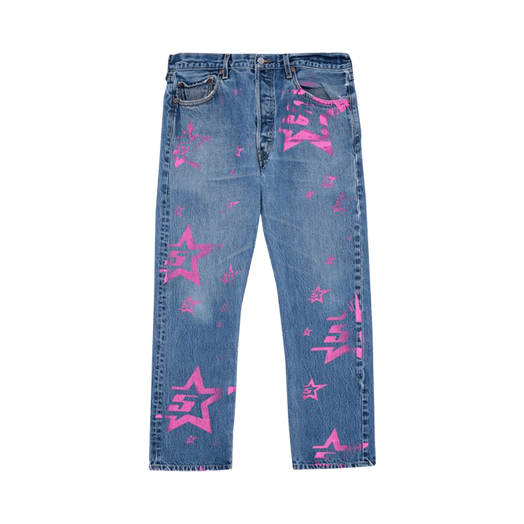 Sp5der V3 Indigo Denim Light Wash Denim Men's - FW24 - US