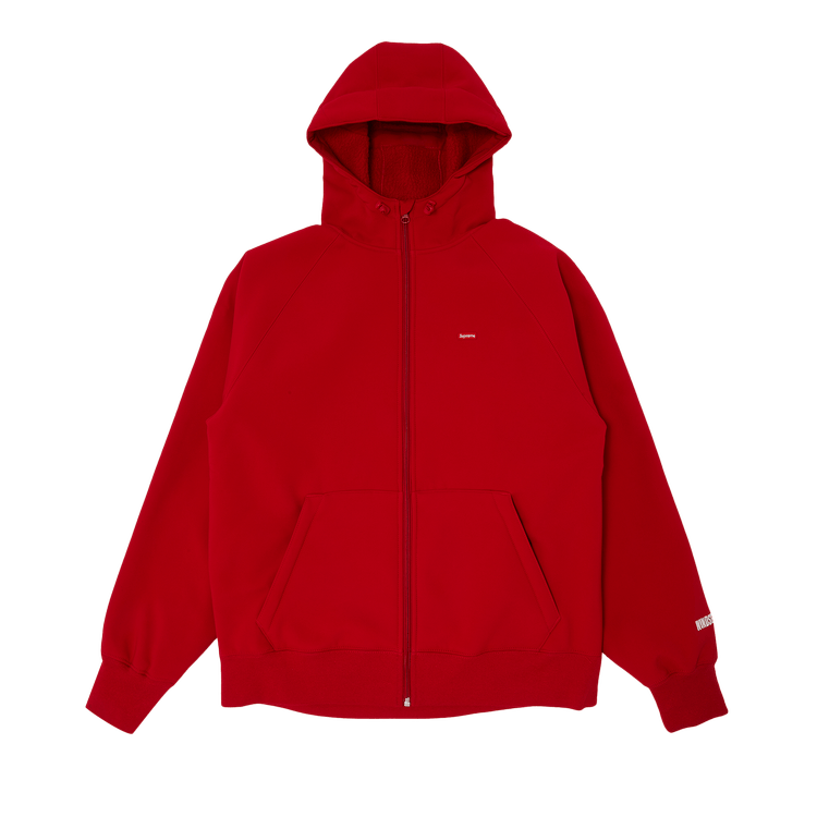 Buy Supreme x WINDSTOPPER Zip Up Hooded Sweatshirt 'Red 