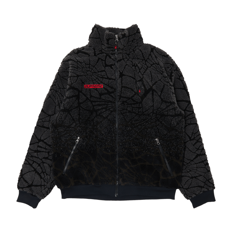 Supreme x Spyder Web Polar Fleece Jacket 'Black'