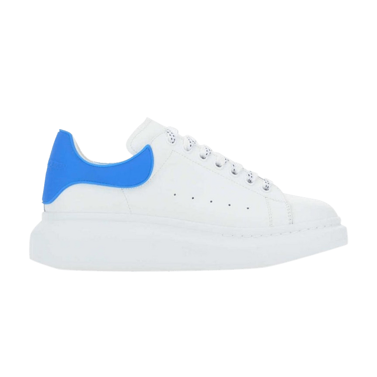 Alexander McQueen Oversized Sneaker 'White Electric Blue' GOAT