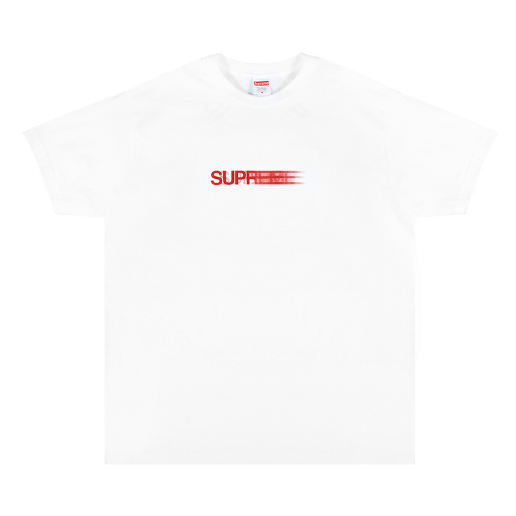 Supreme motion tee white clearance