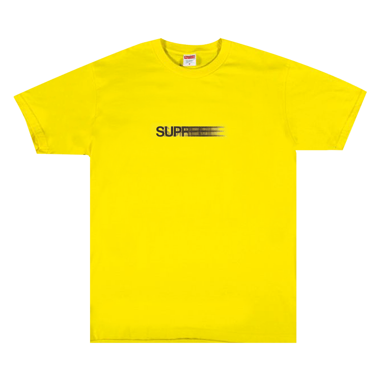 Supreme Motion Logo Tee 'Yellow'