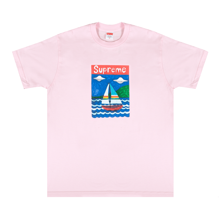 Supreme Sailboat Tee 'Light Pink'