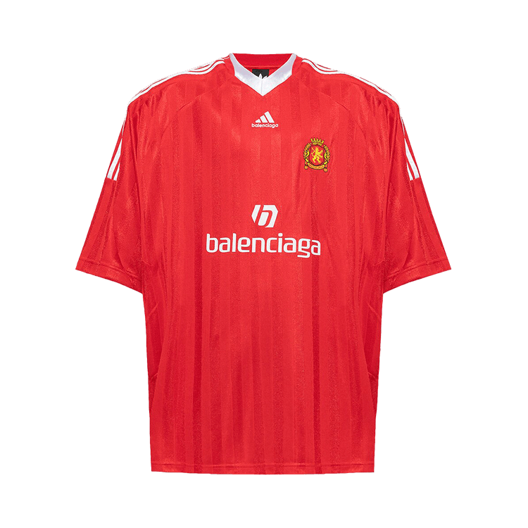 Buy Balenciaga x adidas Oversized Soccer Shirt 'Red