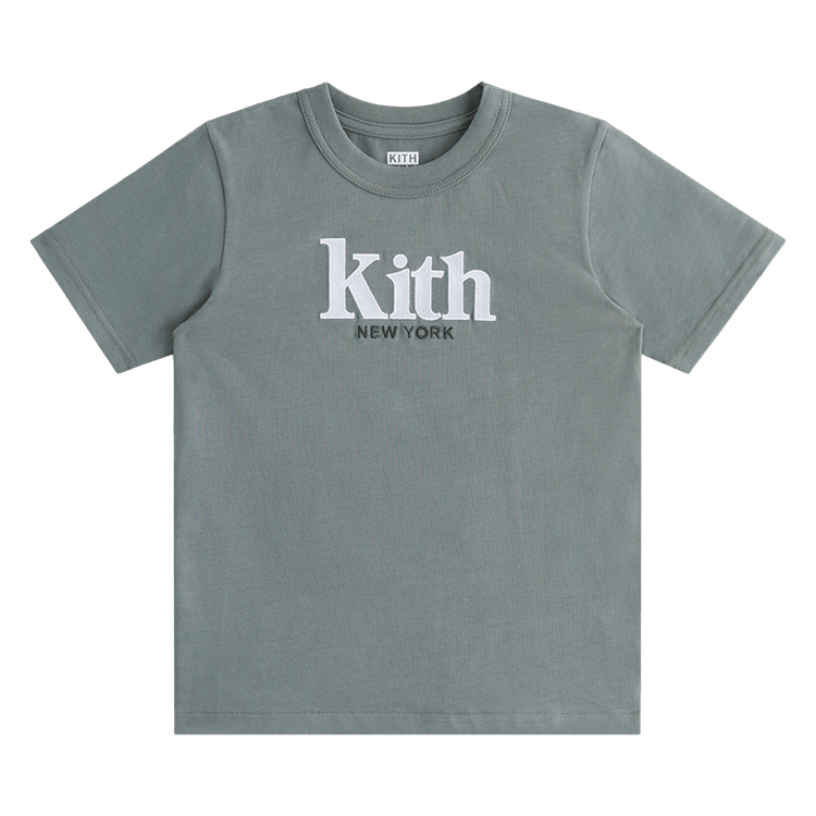Kith Classic Logo Tee Heather Grey