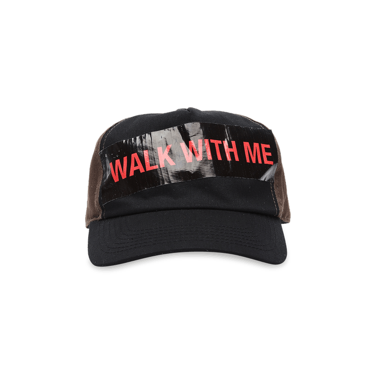 Buy Raf Simons Baseball Cap 'Black/Brown/Red' - 172 955