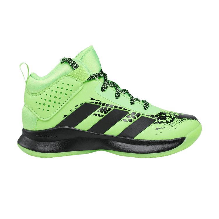 Buy Adidas Cross 'Em Up 5 Wide J 'Team Solar Green Black' - HQ8496
