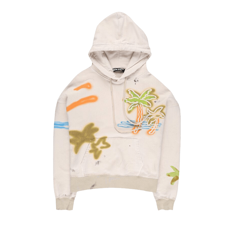 Palm Angels Palm Neon Hoodie Off White Multicolor Culture Circle