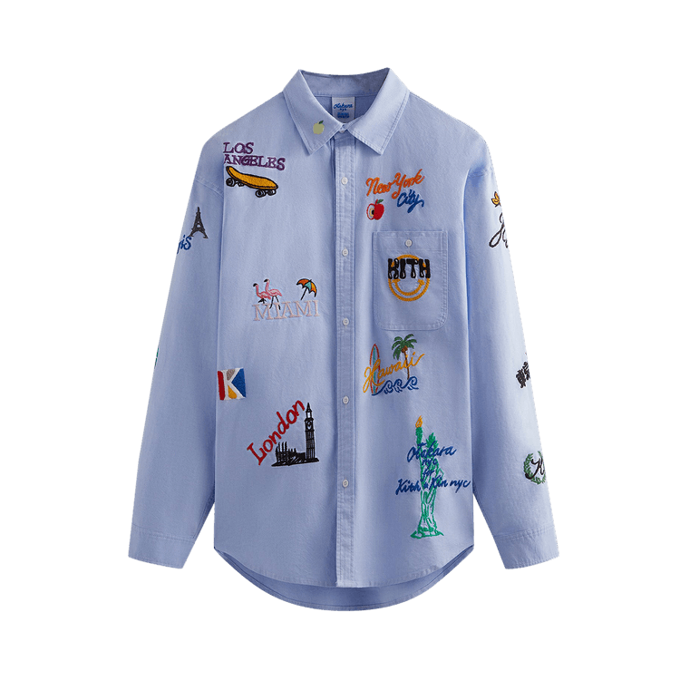 kith Otakara おしい 刺繍シャツ オックスフォードシャツ 