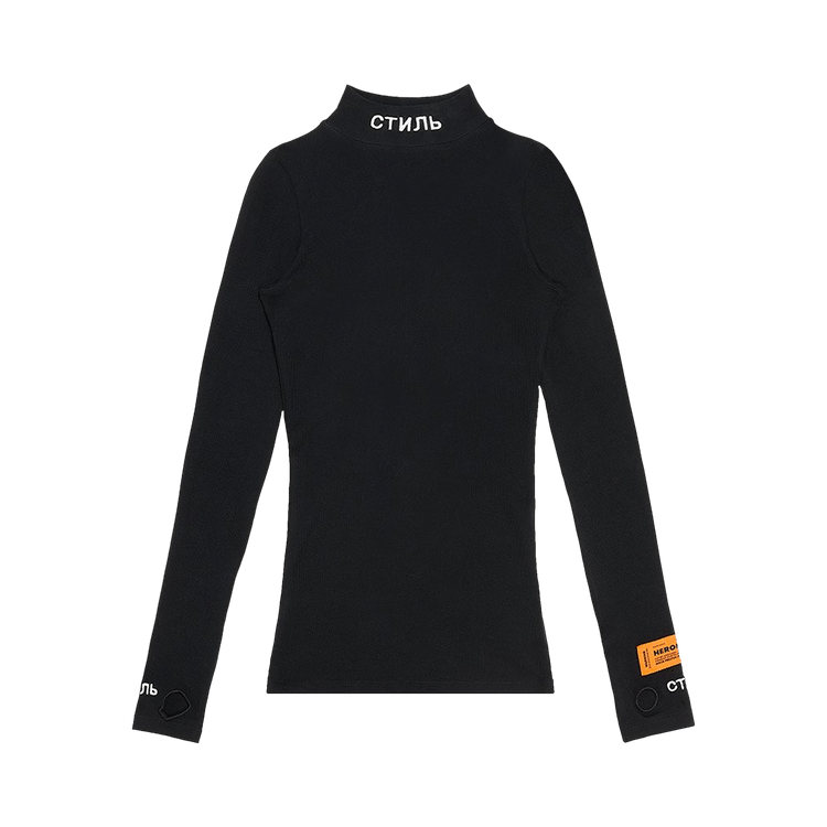 Buy Heron Preston CTNMB Turtleneck Top 'Black/White