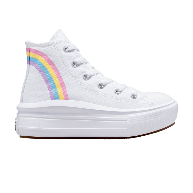 Chuck Taylor All Star Move Platform High PS 'Rainbow Cloud'