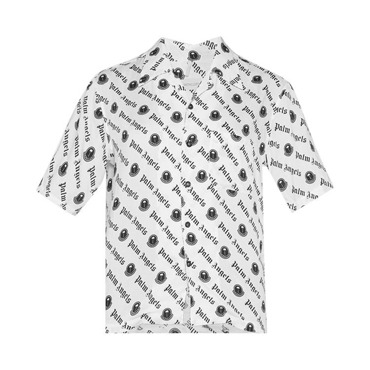 Buy Moncler Genius x Palm Angels Shirt 'White/Black' - 2F00002