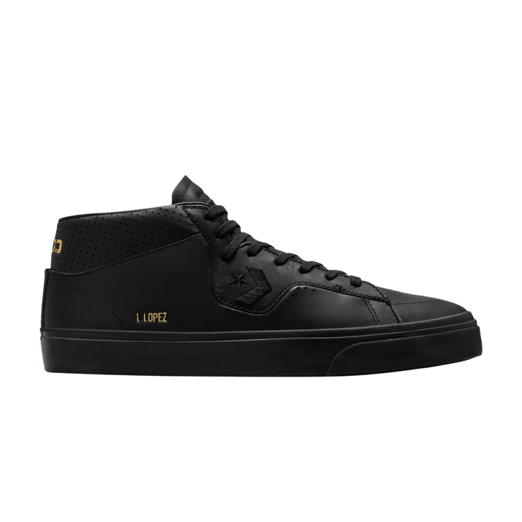 Louie Lopez Pro Mid 'Mono Leather - Triple Black'