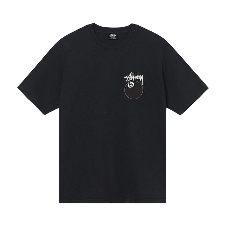 Buy Stussy 8 Ball Pigment Dyed Tee 'Black' - 1904864 BLAC | GOAT