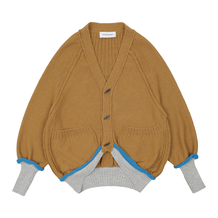 Buy Kiko Kostadinov Iblish Cardigan 'Dijon/Beige' - KKAW22KN03