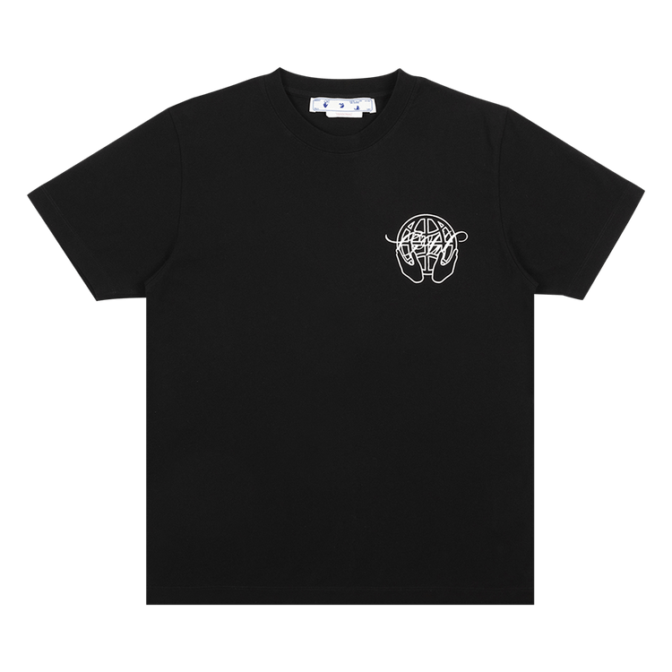 【Off-White】OMAA027S23JER0070110 HAND ARROW PRINT T SHIRT Buy T-shirts Off-White Hand Arrow-print cotton T-shirt