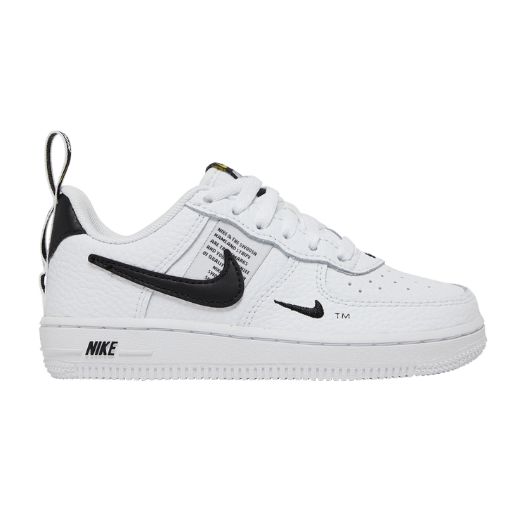 nike air force 1 low lv8 utility black white ps