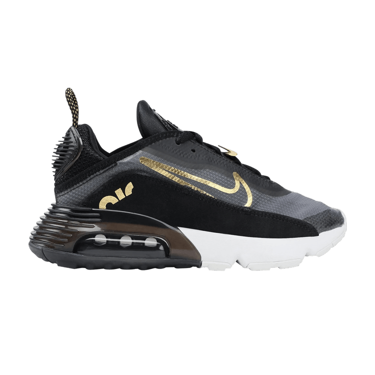nike air max 2090 women's black and gold