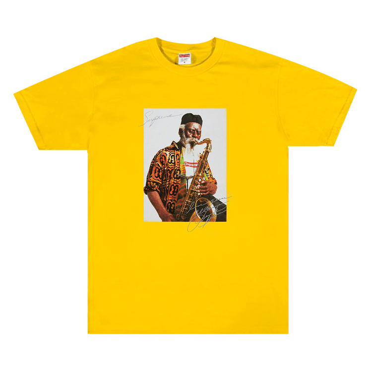 Buy Supreme Pharoah Sanders Tee 'Yellow' - FW20T24 YELLOW | GOAT