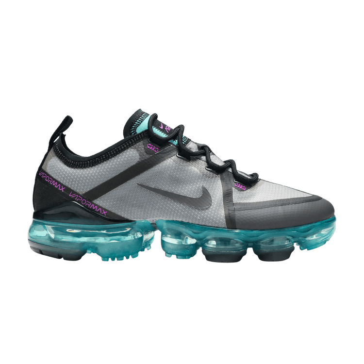 Air vapormax 2019 grey/black outlet grade school kids' running shoe