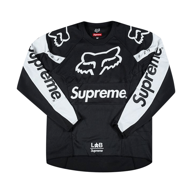 Supreme x Fox Moto Jersey Top 黒Ｌ