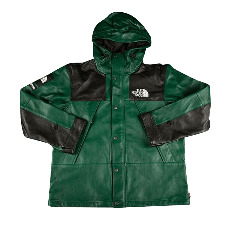 Supreme north face leather parka store