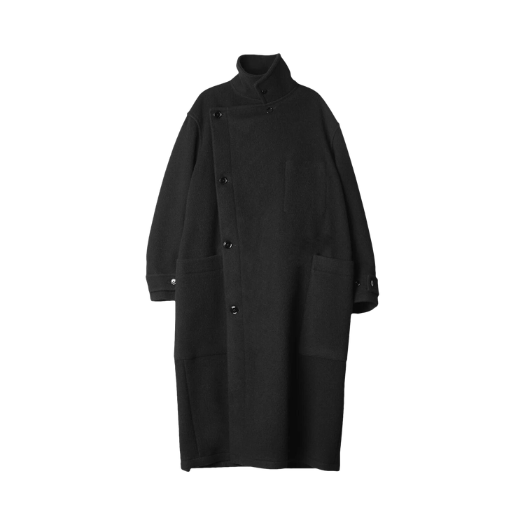 Lemaire Wrap Coat 'Black' | GOAT UK