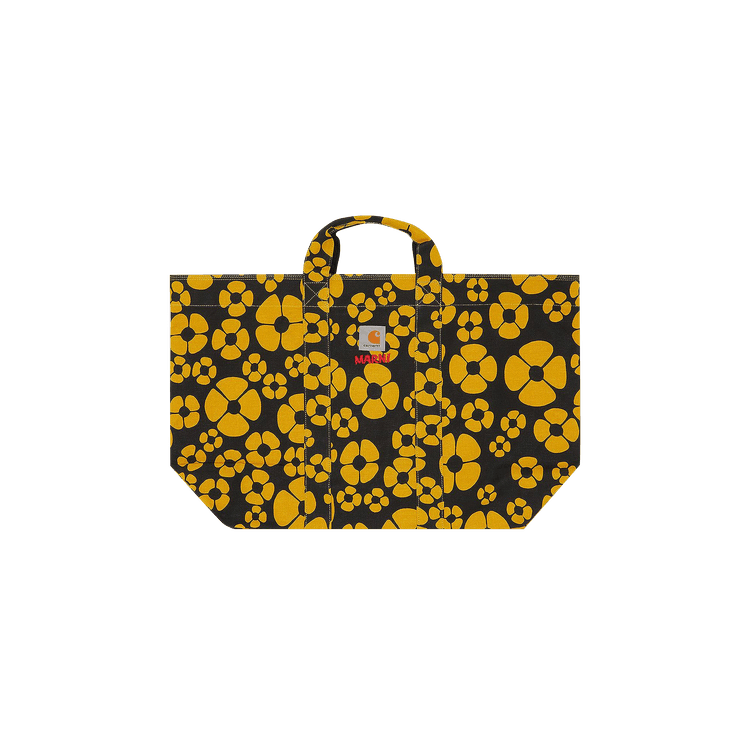 Buy Marni x Carhartt WIP Tote Bag 'Black/Sun' - SHMQ0050U0