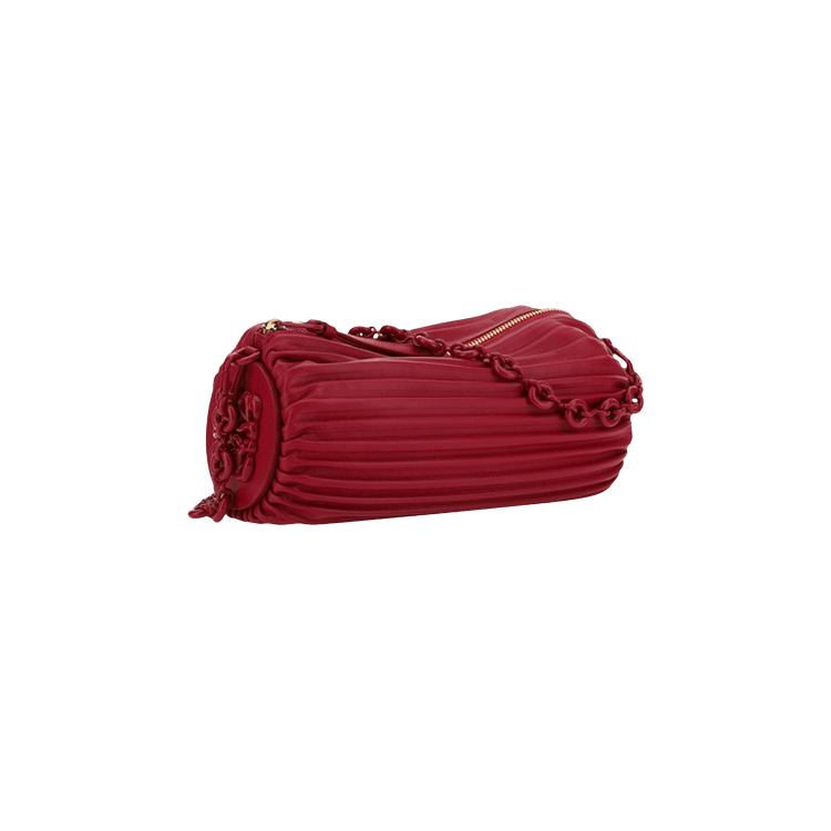 Buy Loewe Bracelet Pouch Monochrome Bag 'Rouge Blossoms' - A912P84X17 8603  | GOAT