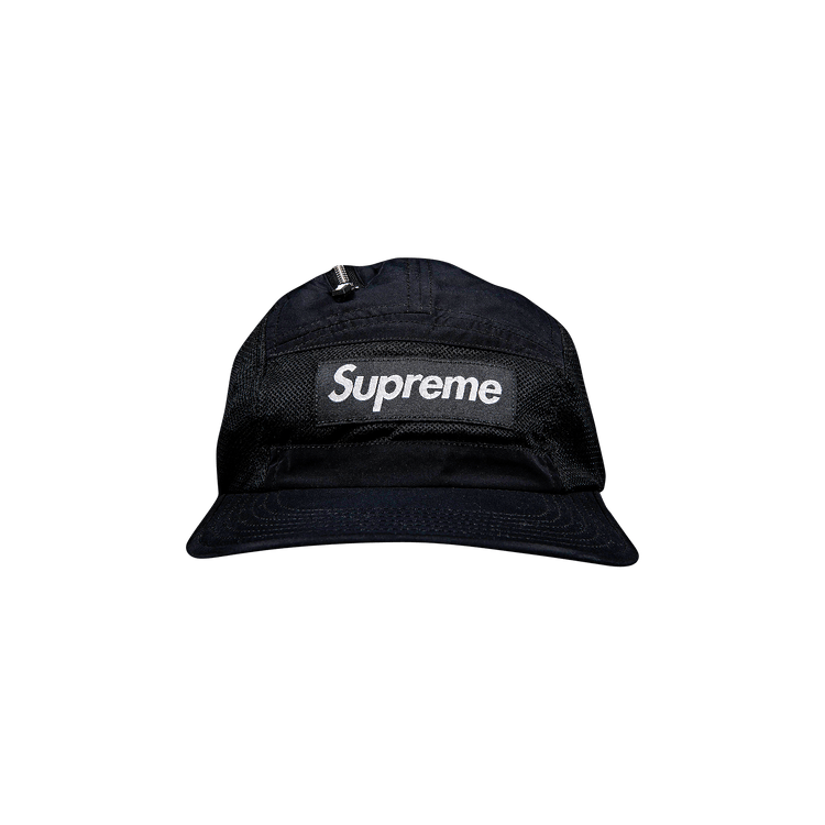 【美品】Supreme Inset Logo Camp Capブラック20FW Supreme Inset Logo Camp Cap (FW20) - $54
