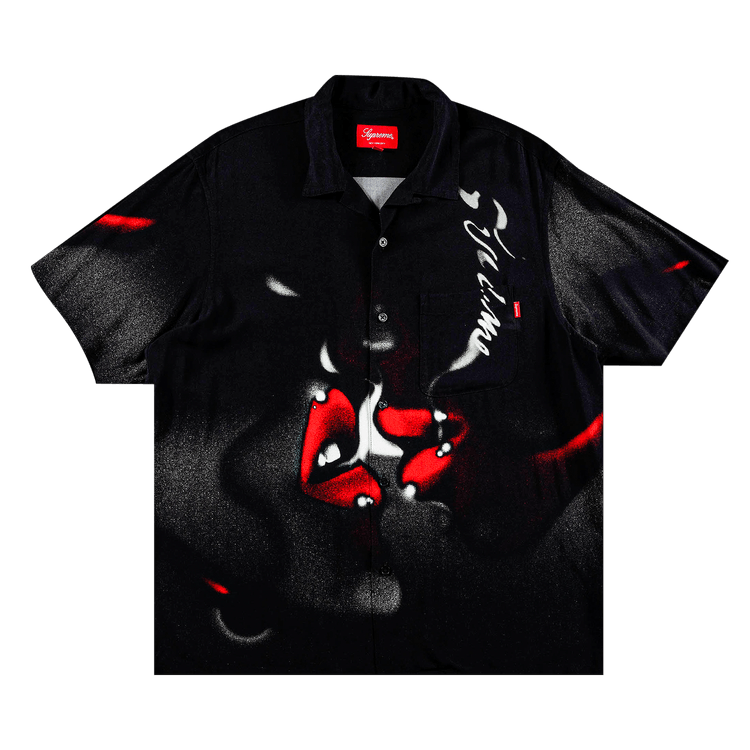 Buy Supreme Blow Back Rayon Short-Sleeve Shirt 'Black' - FW20S46 BLACK |  GOAT