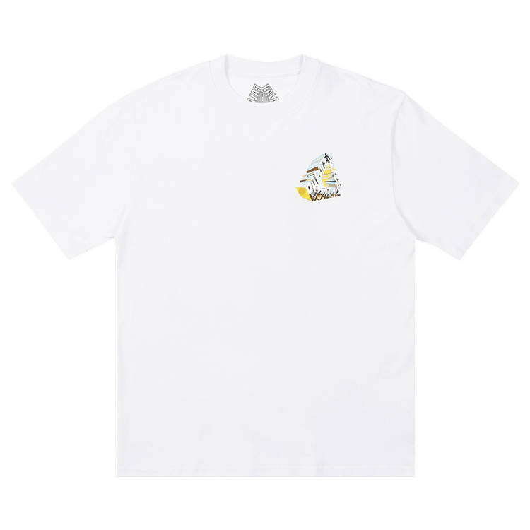 Palace Tri-Chrome T-Shirt 'White' | GOAT