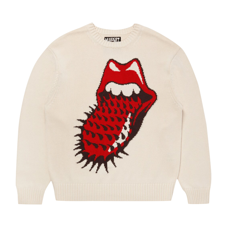 Buy Market x Rolling Stones Spiked Logo Sweater 'White
