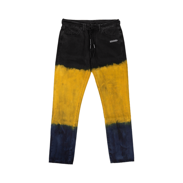 OffWhite DipDyed Jeans 'MultiColor' GOAT