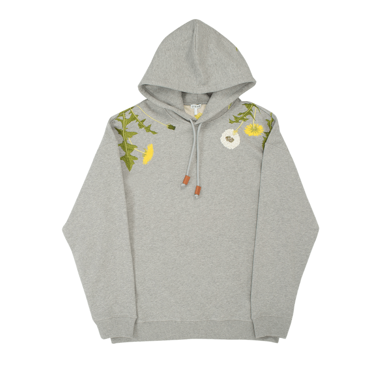 Buy Loewe Anagram Flowers Hoodie 'Grey Melange' - H526Y25X22 1440