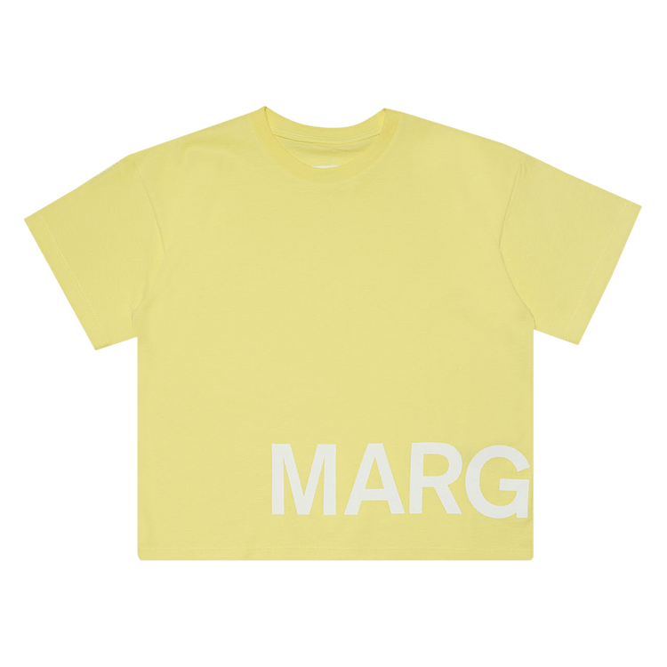 Buy MM6 Maison Margiela Kids T-Shirt 'Blazing Yellow