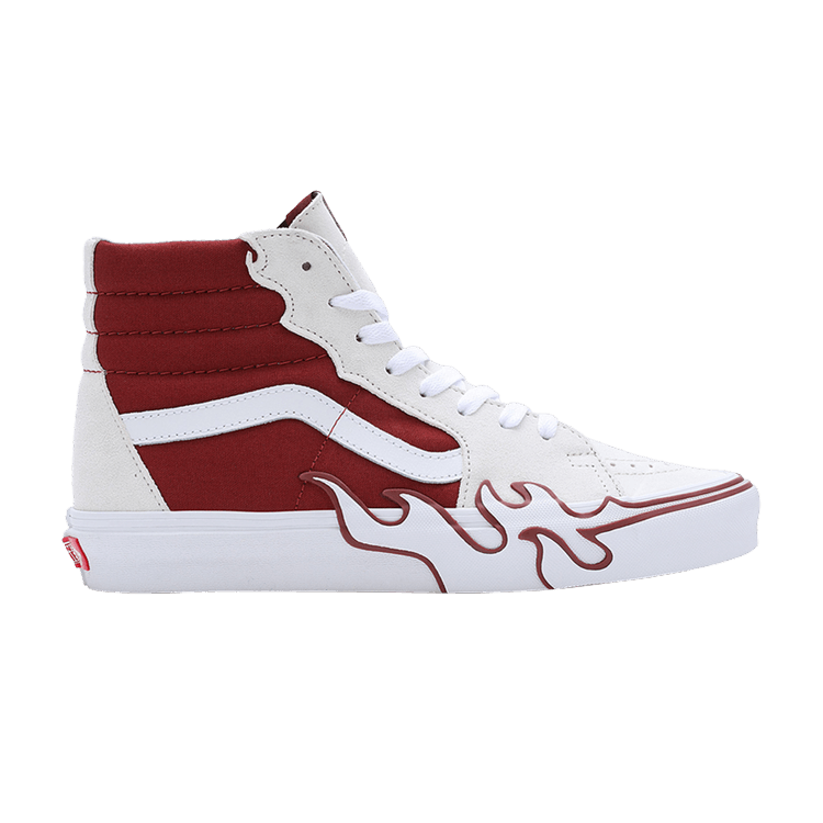 Sk8-Hi 'Flame - White Tawny Port'