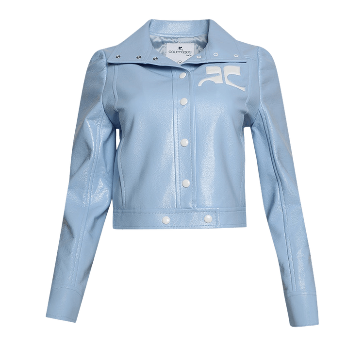 Courrèges Vinyl Jacket 'Sky' GOAT UK