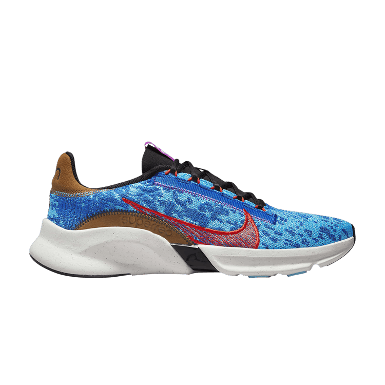 Nike SuperRep Go 3 Next Nature Flyknit Game Royal Picante Red