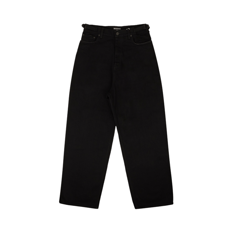 Buy Balenciaga Super Large Baggy Jeans 'Black' - 697826 TBP47 1029