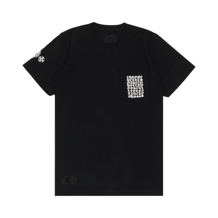 CHROME HEARTS　Tシャツ CHROME HEARTS(クロムハーツ) / Tシャツ/ポケT/M/コットン/BLK/020