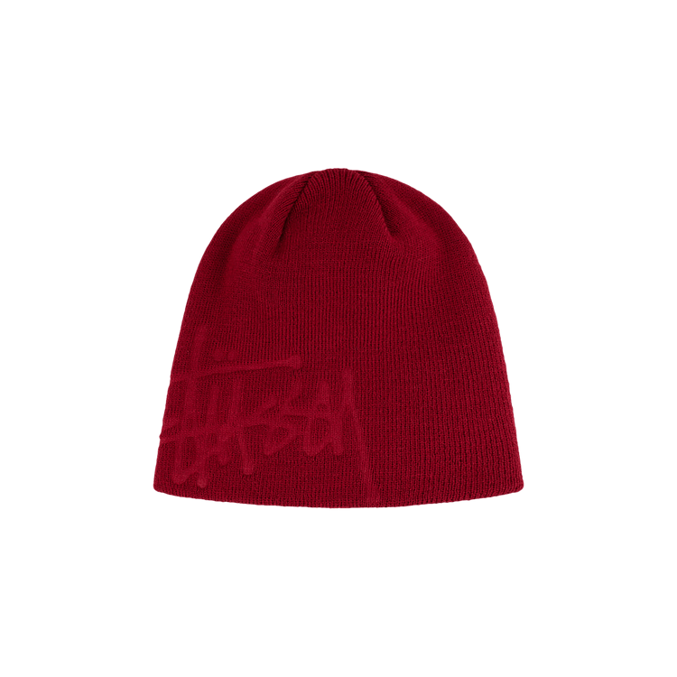 帽子 stussy DEBOSSED STOCK LOGO BEANIE Stussy Debossed Stock Skull Beanie | FallenFront | Afterpay