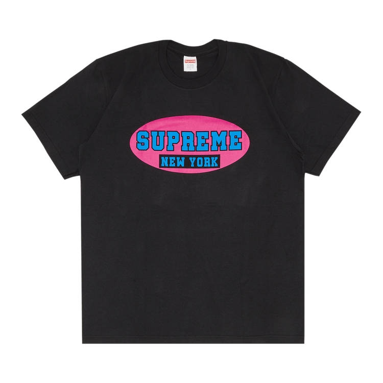 Buy Supreme New York Tee 'Black' - SS23T41 BLACK | GOAT