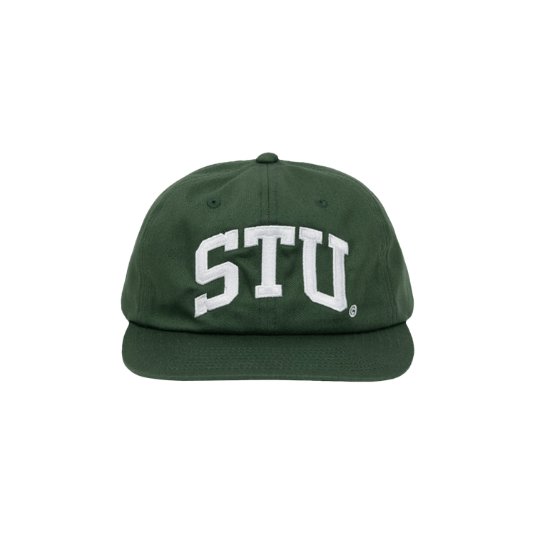 Buy Stussy Stu Arch Strapback Cap 'Forest' - 1311066 FORE | GOAT