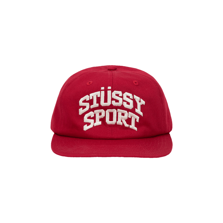 stussy sports cap 赤　完売品 Buy Stussy Stüssy Sport Cap 'Dark Red' - 1311101 DARK | GOAT