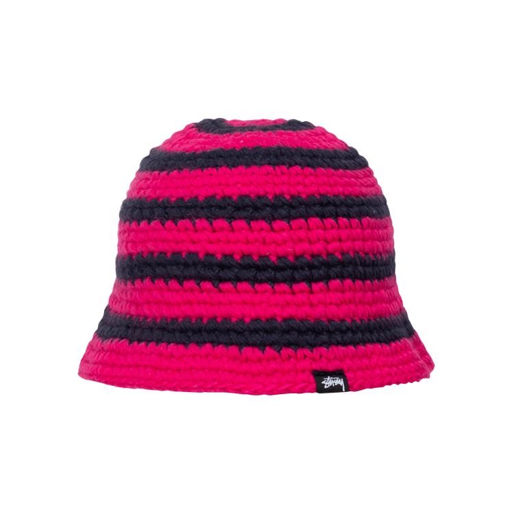Buy Stussy Swirl Knit Bucket Hat 'Hot Pink' - 1321167 HOT | GOAT